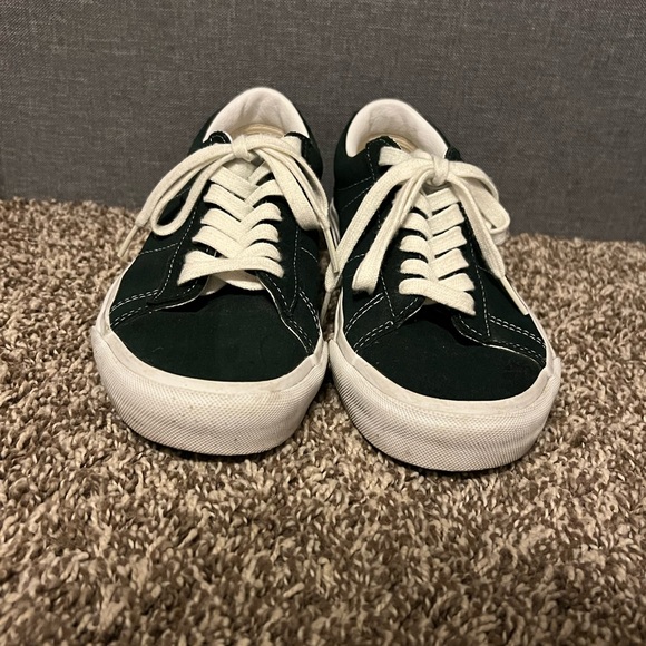 Vans Shoes - Dark Green Vans Saddle Sid Pro